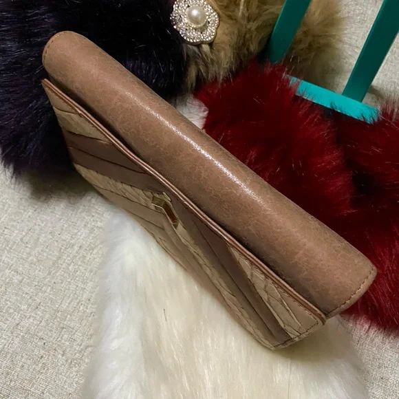 🎀Botkier New York FLAP SATCHEL, made of genuine leather, & snakeskin🎀#BOTKIER - Picture 16 of 17